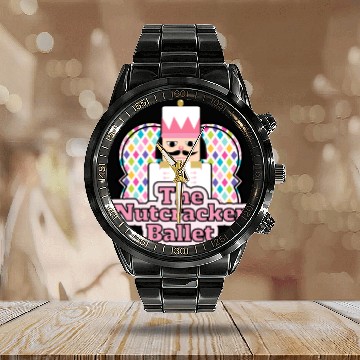 Discover The Nutcracker Ballet Diamonds Calendar Steel Band Watch