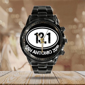 Discover 13.1 San Antonio 2018 Calendar Steel Band Watch