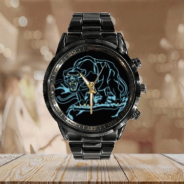 Discover Black Panther Calendar Steel Band Watch