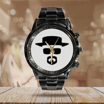 Discover Heisenberg Breaking Bad Calendar Steel Band Watch