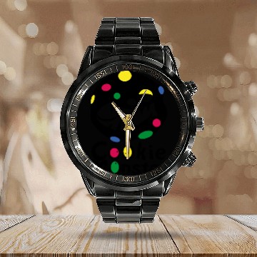 Discover Cookie Monster (b) Calendar Steel Band Watch