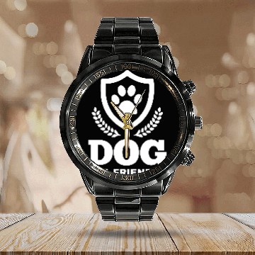 Discover Dog A Friend Hundefreund Geschenkidea Gift Idea Calendar Steel Band Watch