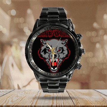 Discover lone wolf Calendar Steel Band Watch