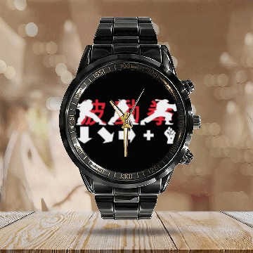 Discover Hadouken Ryu Street Fighter 1 Calendar Steel Band Watch
