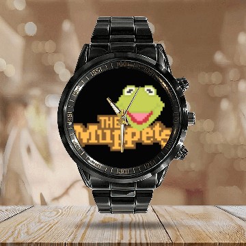 Discover Kermit the Muppets Calendar Steel Band Watch