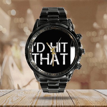 Discover I´D Hit That Boxer heavyweight fight boxing fight Calendar Steel Band Watch