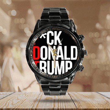 Discover DONALD TRUMP FDT YG NIPSEY HUSSLE REPUBLICAN ELECT Calendar Steel Band Watch