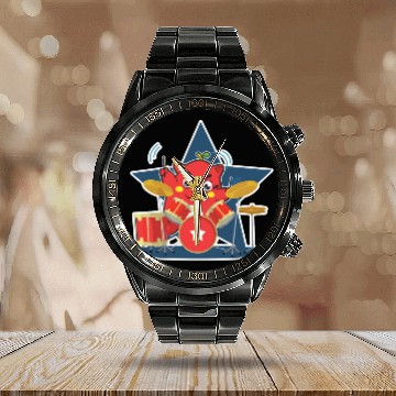 Discover Nyango star Japanese Chibi Mascot Calendar Steel Band Watch