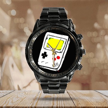 Discover gameboy sketch Calendar Steel Band Watch