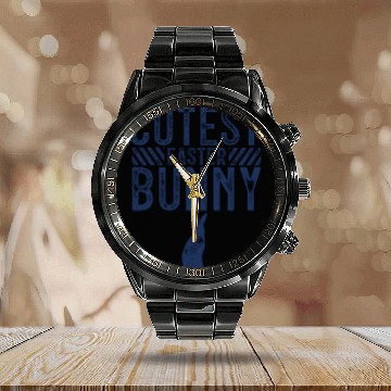 Discover Easter Party Easter Egg Easter Bunny Happy Easter Calendar Steel Band Watch