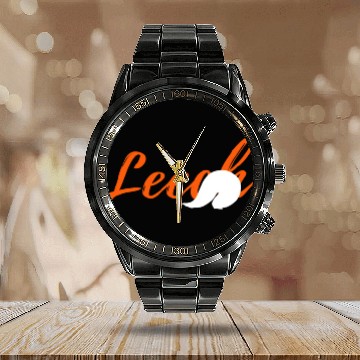 Discover Fancy Leech Graphic Calendar Steel Band Watch Calendar Steel Band Watch