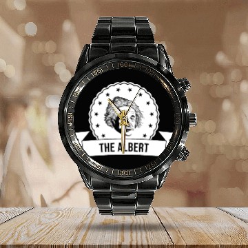 Discover Albert Einstein Calendar Steel Band Watch
