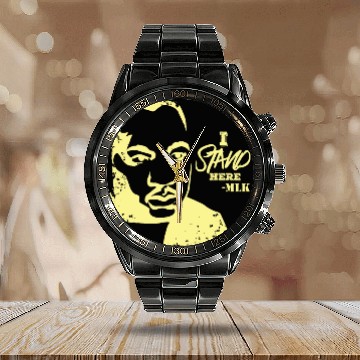 Discover Martin Luther King Day Calendar Steel Band Watch