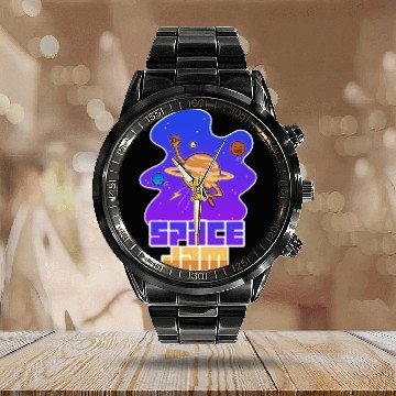 Discover Space Jam Calendar Steel Band Watch
