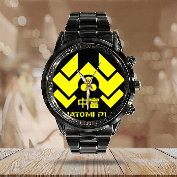 Discover Nakatomi Plaza Action Movie Calendar Steel Band Watch