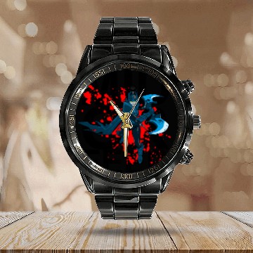 Discover The Phantom Assassin Calendar Steel Band Watch