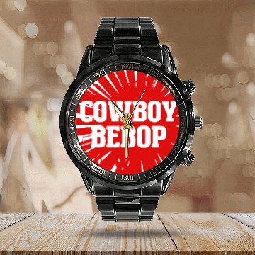 Discover Cow Bebop Calendar Steel Band Watch