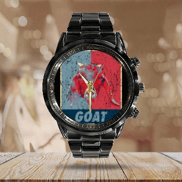Discover Goat Vintage Calendar Steel Band Watch