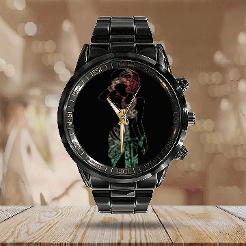 Discover Abstract Calendar Steel Band Watch