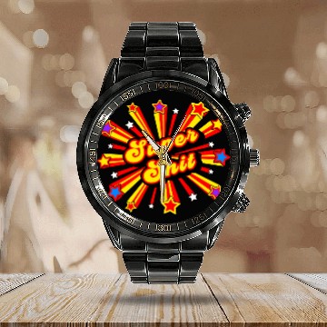 Discover Super Shit Calendar Steel Band Watch