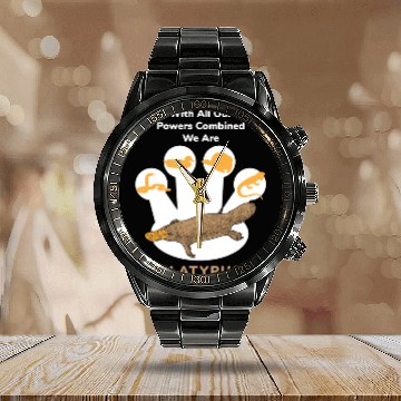 Discover Power Combined Platypus Platypus Platypus Mammal Calendar Steel Band Watch