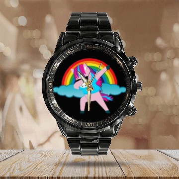 Discover Mr Cool UNICORN Calendar Steel Band Watch