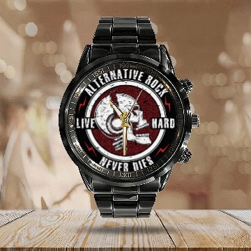 Discover Alternative Rock Festival Concert Gift Calendar Steel Band Watch