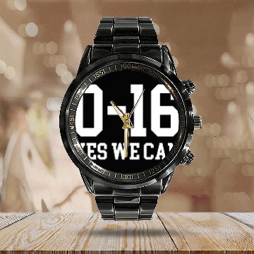 Discover Detroit Lions 0 16 Yes We Can Calendar Steel Band Watch