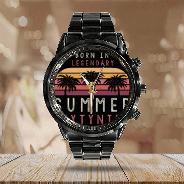 Discover 50th Birthday Calendar Steel Band Watch Summer of 69 Gift Mom Daddy