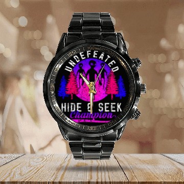 Discover Alien Calendar Steel Band Watch