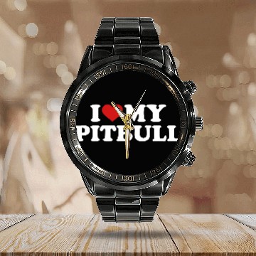 Discover Pitbull Calendar Steel Band Watch
