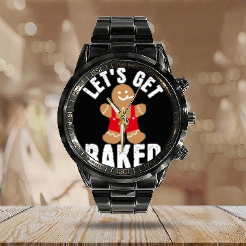 Discover Funny Weed Pot Cannabis Stoner Christmas Gift Calendar Steel Band Watch