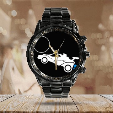 Discover Octane Rocket Soccer League Gamer Rocketeer Calendar Steel Band Watch