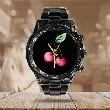 Discover cherry bomb Calendar Steel Band Watch