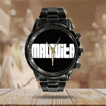 Discover Malavita Mafia Italy gift idea birthday Calendar Steel Band Watch