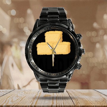 Discover farmer hay bale hay agriculture baler baled it Calendar Steel Band Watch