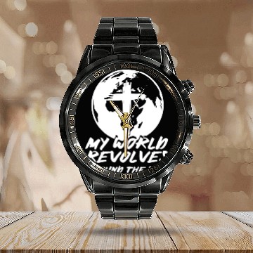 Discover Jesu Christu Catholic Protestant Saying Church Calendar Steel Band Watch