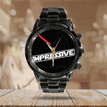 Discover Darth Vader Impressive Calendar Steel Band Watch