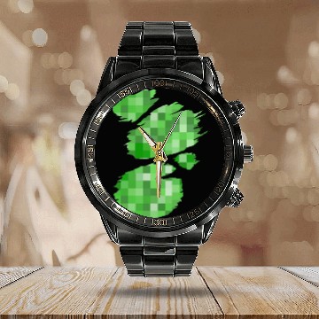 Discover Creeper Calendar Steel Band Watch