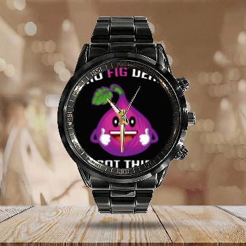 Discover Fig Got This Fruit Lover Gift Calendar Steel Band Watch