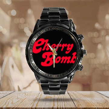 Discover Cherry bomb Calendar Steel Band Watch