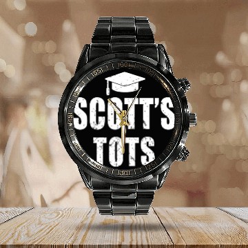 Discover Scotts Tots Calendar Steel Band Watch