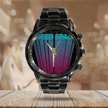 Discover I Need Space Calendar Steel Band Watch
