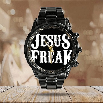 Discover Jesus freak Calendar Steel Band Watch