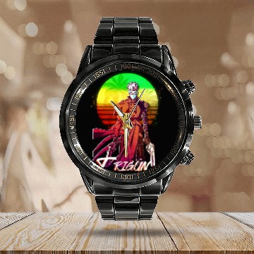 Discover Trigun retro Calendar Steel Band Watch
