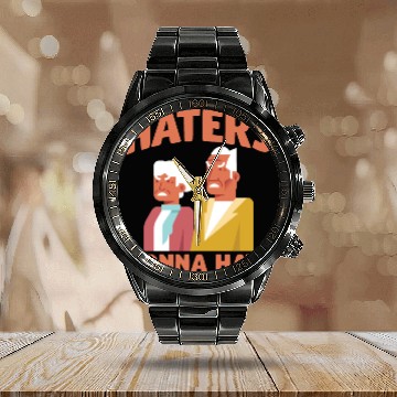 Discover Haters Gonna Hate Angry Old People Calendar Steel Band Watch