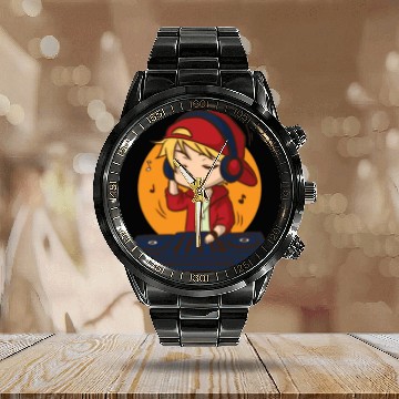 Discover Music Calendar Steel Band Watch