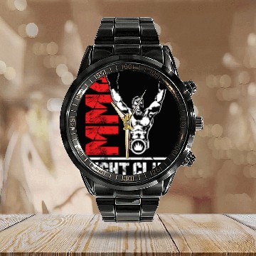 Discover Mma Fight Club Martial Arts Calendar Steel Band Watch