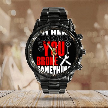 Discover Mechanic, Mechanic mechanical, truck Calendar Steel Band Watch