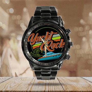 Discover Mega Yacht, Mega Yacht Yacht, rock Calendar Steel Band Watch